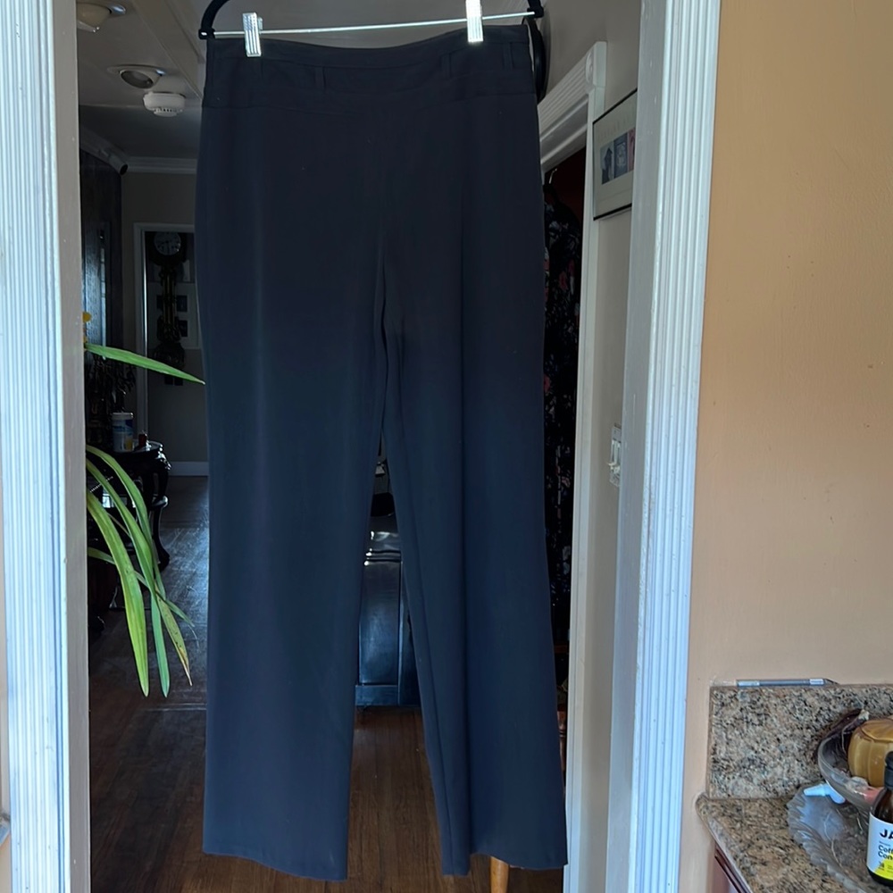 Versatile black pants for dress up and down